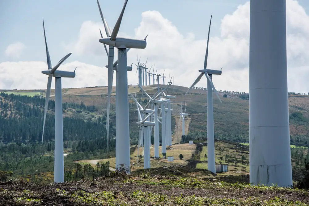 Why is wind energy considered a renewable resource?